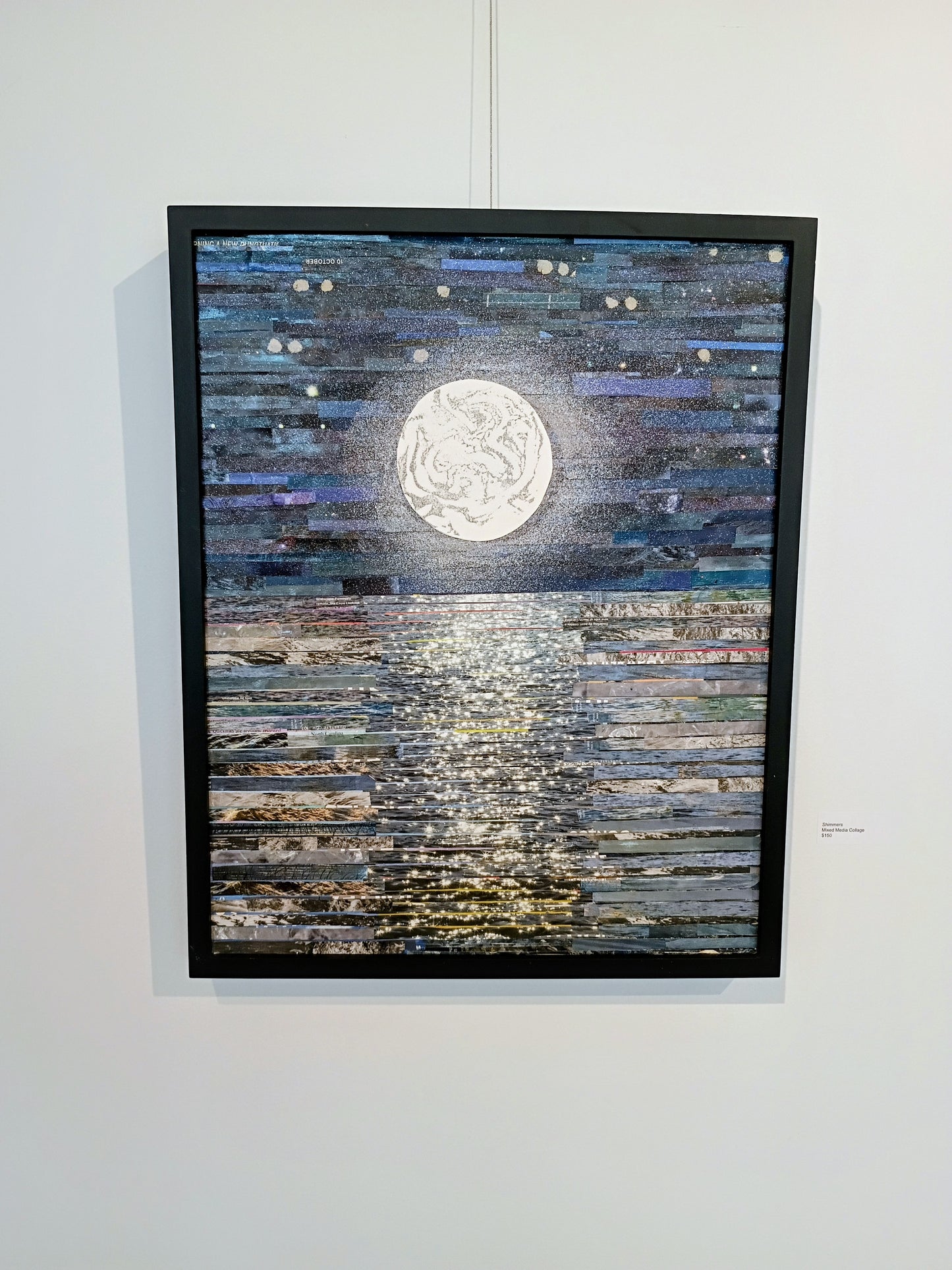 The original on display at an art show