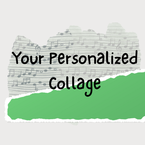 Customized Collage, your photo as a collage, special moments captured in collage,  original collage, torn paper, personized collage