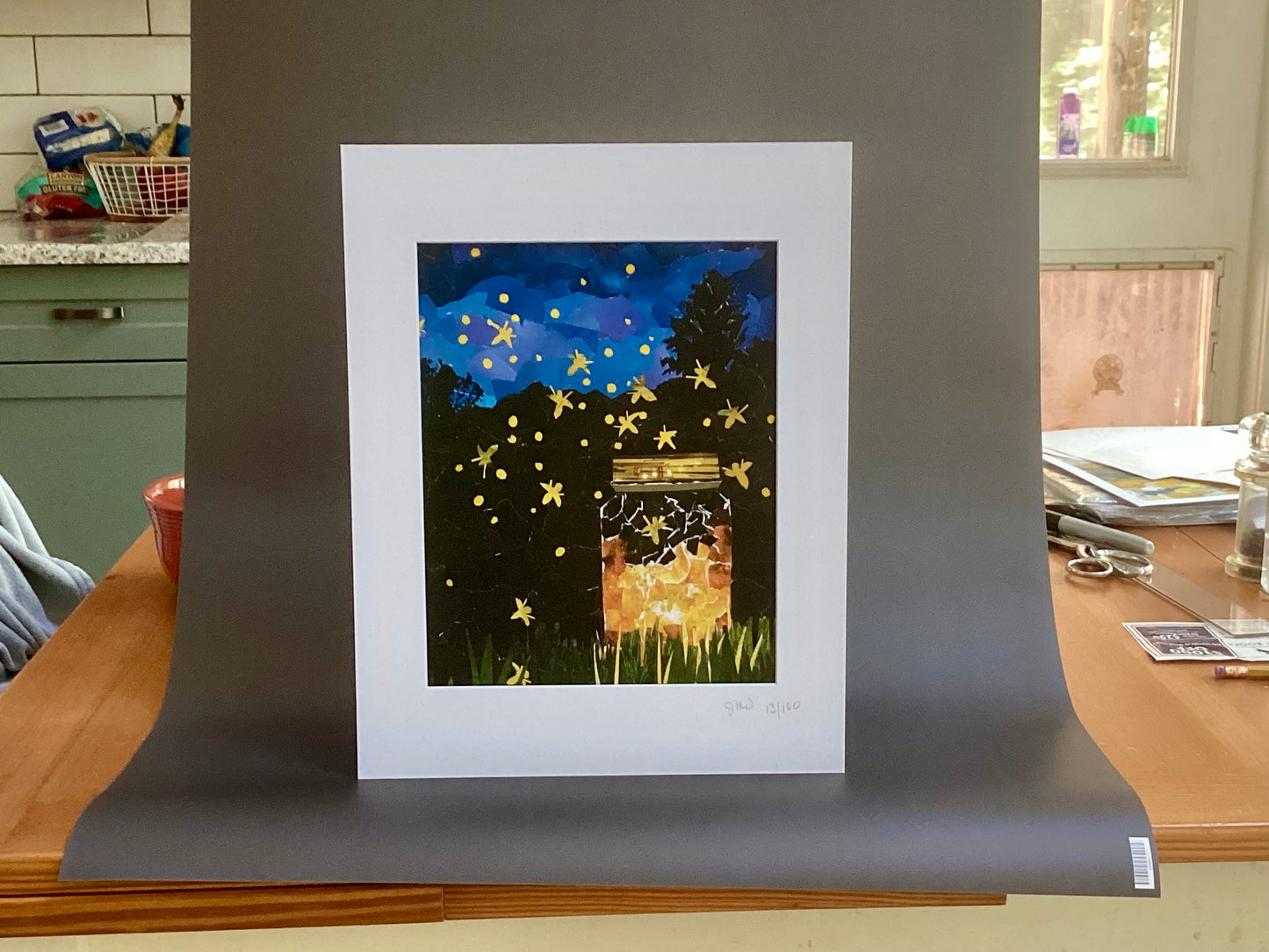 Lightning bugs, Fireflies, glowing fireflies, chasing lightning bugs, insect art