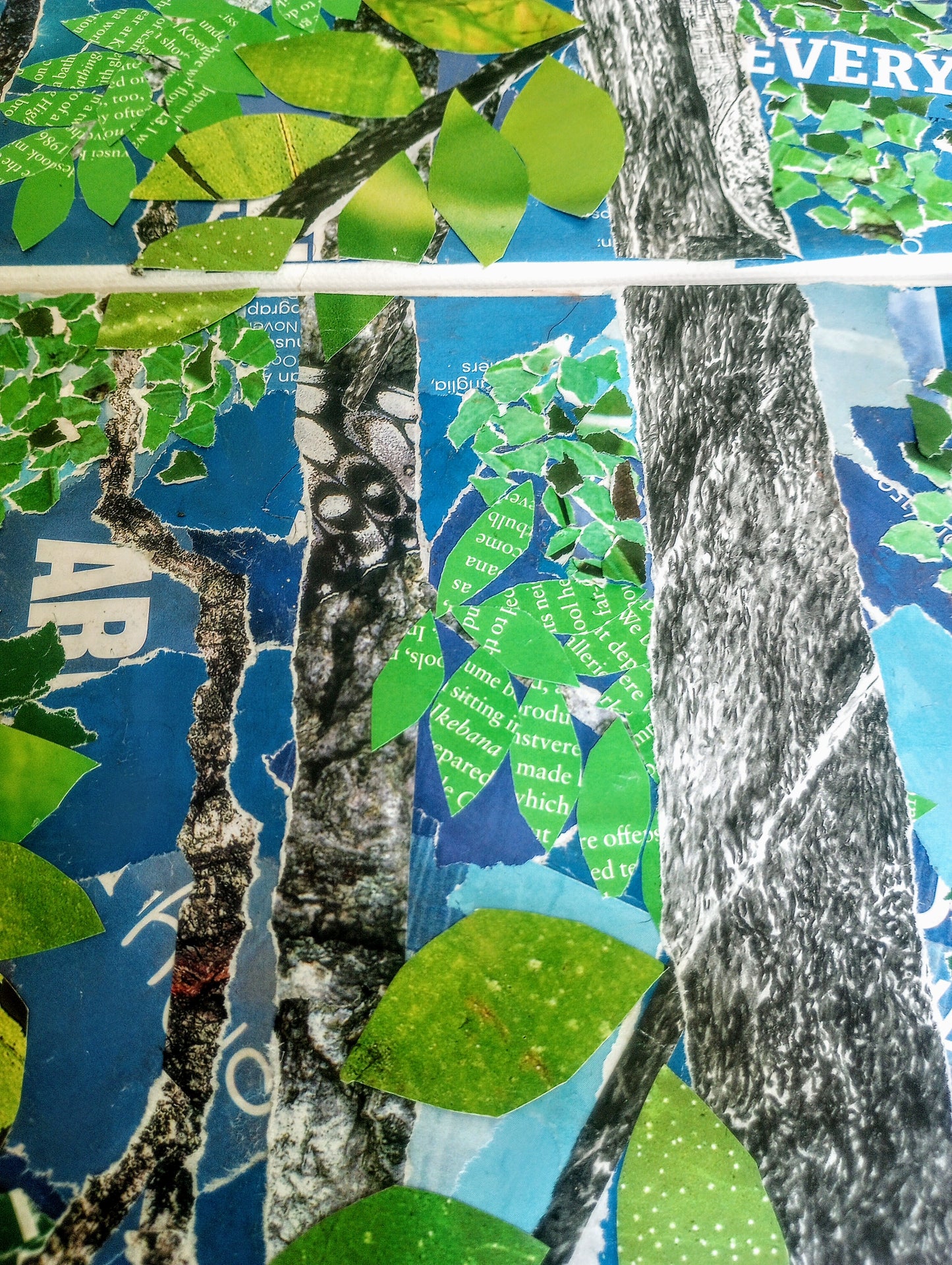 Butterfly ings create the tree trunks