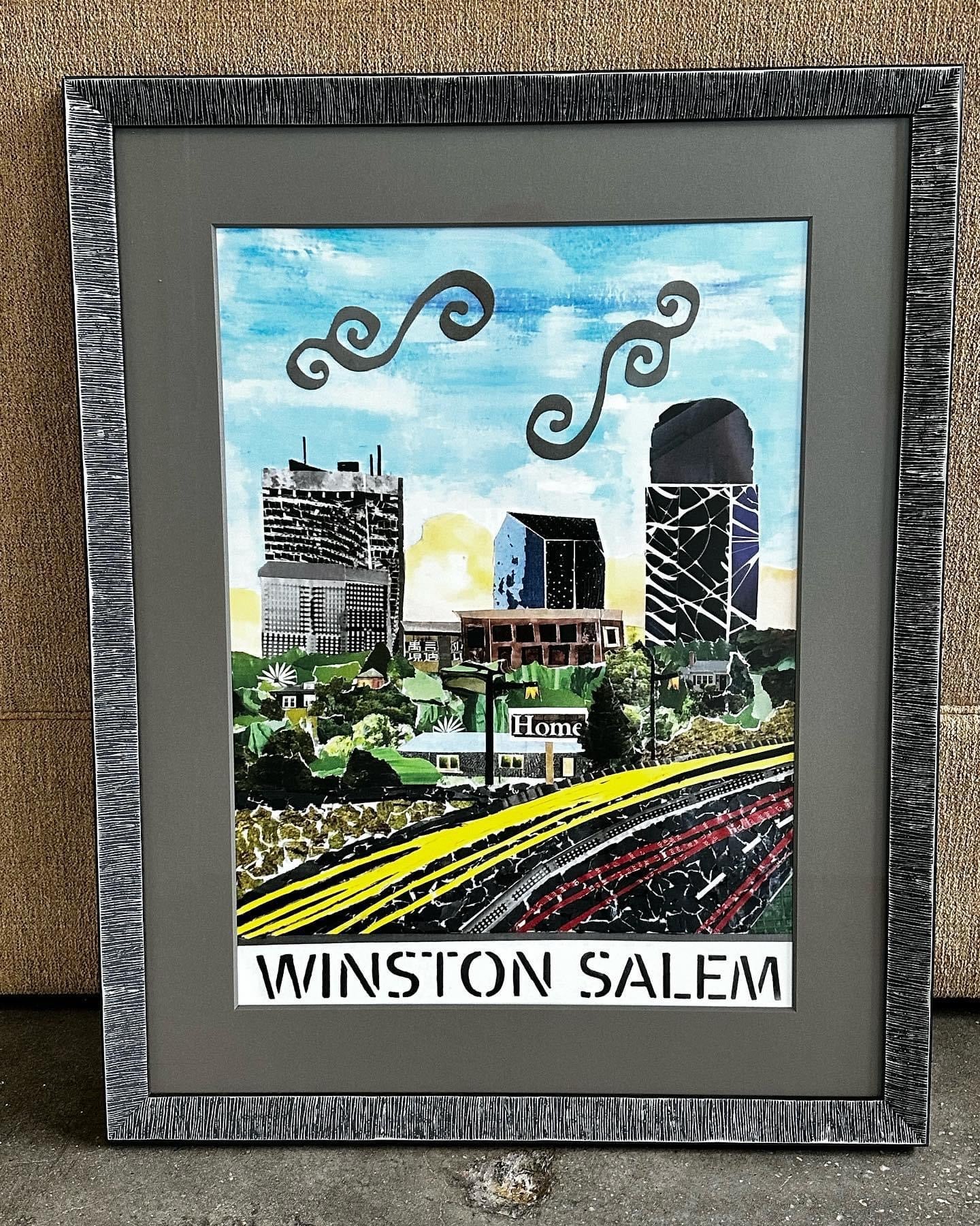 This is an example of how nicely the 24 x 18 inch print can be framed. 