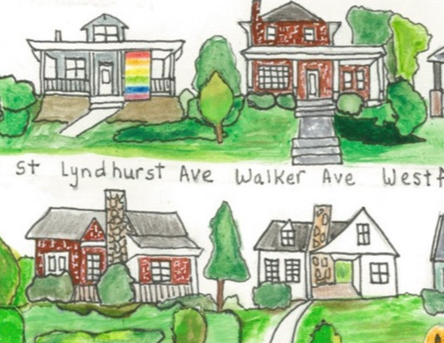 Ardmore neighborhood print