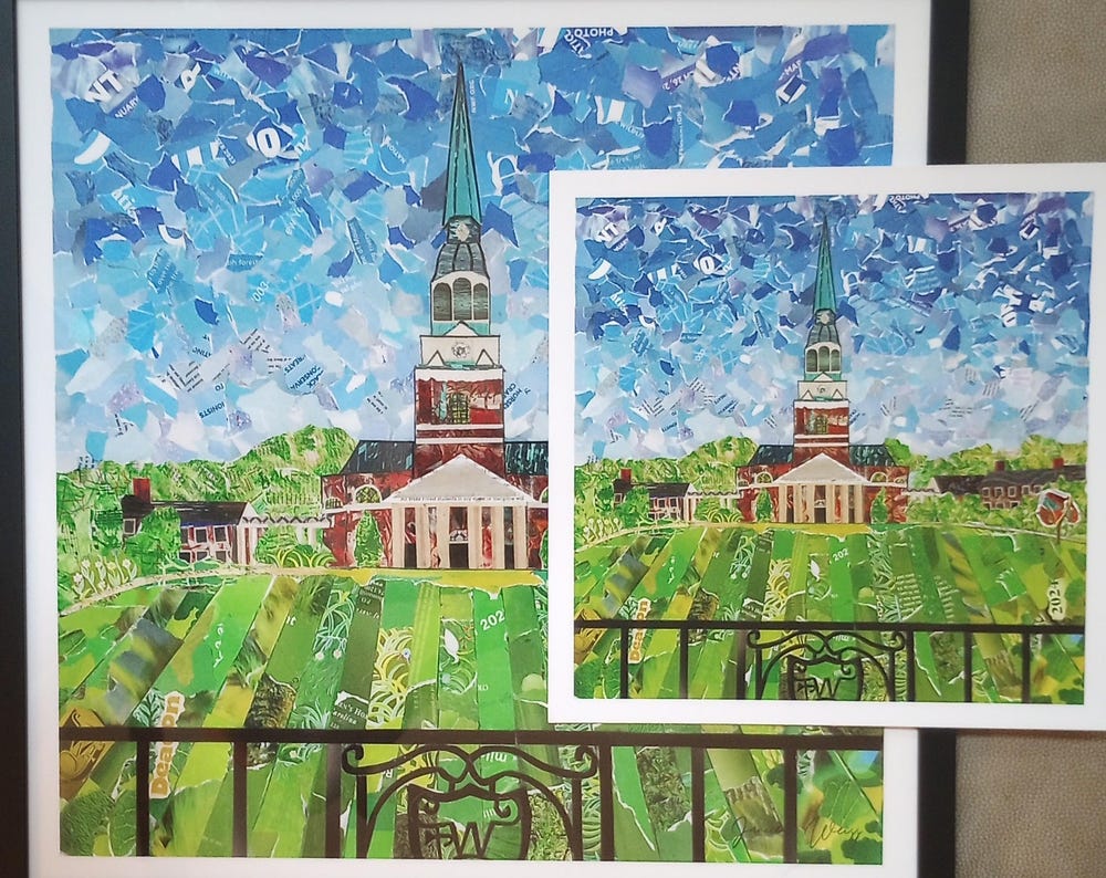 The Heart of Wake Forest | Wait Chapel Collage